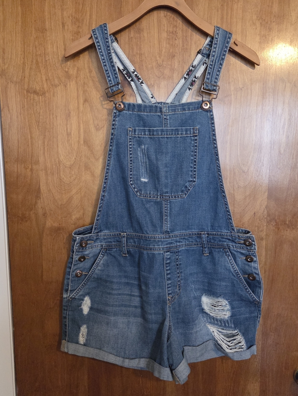 Forever 21 Blue Denim Shortalls